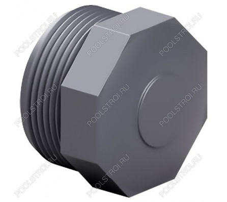 Заглушка ПВХ Effast RERTAE025C с наружной резьбой d3/4