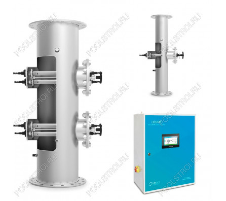 Ультрафиолетовая установка LIfetech TOP 63м3, DN150, 2kw, 18000h, Ручная очистка